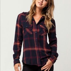 Sky and Sparrow Flannel Hoodie